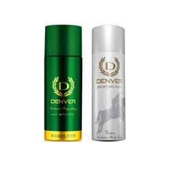 Denver Men Set of 2 Long Lasting Deodorant - Hamilton 200ml & Sporting Club Victor 200ml-picture-36