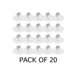 DeoDap 20Pcs Transparent Cabinet Drawer Knobs-picture-39