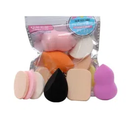 DeoDap 6 Pcs Synthetic Multicolour Makeup Sponges Set for Liquid, Cream &a; Powder, 13762-image-47
