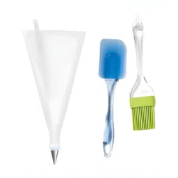 DeoDap Transparent & Blue Pack of 3 Bakewares-picture-19