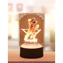 DeoDap Transparent Printed Ceramic Table Lamp-picture-25