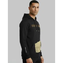 DEPLOYED Men Printed Hooded Sweatshirt image 2