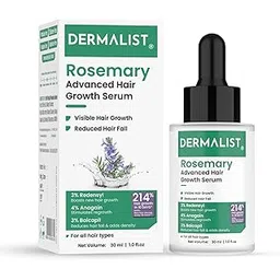 Dermalist Rosemary Hair Growth Serum with 3% Redensyl, 4% AnaGain & 3% Baicapil | Stimulates Hair Growth, Increases Hair Density & Thickens Hair | Non-Greasy Scalp Serum for Men & Women – 30 ml All Hair Types-picture-32