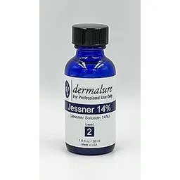 Dermalure Jessner Solution Acid Peel 14% 1oz. 30ml (Level 2 pH 1.9) - Face Exfoliant Peel for Uneven Skin Tone, Wrinkles, Acne, Fine Lines, Sun Damage-picture-19