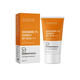 Dermatouch 2% Niacinamide Vitamin C Sunscreen With SPF 50+ PA ++++ For Glowing Skin - 30 g-picture-18