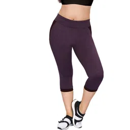dermawear Women Purple Capri-picture-25