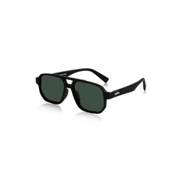 Dervin Unisex Green Lens & Black Aviator Sunglasses with-picture-25
