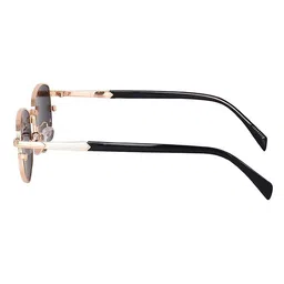 dervin UV Protected Casual Fashionable Polygon Diamond Shaped Metal Frame Punk Sunglasses Shades for Men and Women image 3