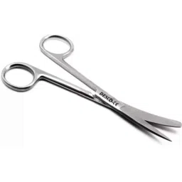 Desco 8 inch Stainless Steel Curved Blunt Sharp Dressing Scissor, SISS 303-picture-43