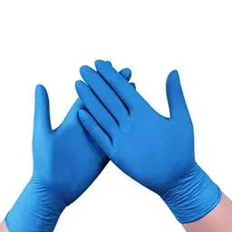 DESCO Medical Examination Gloves Ambidextrous Non-Sterile Nitrile Blue Size XL, SPGN 104 (Pack of 100 Pcs)-picture-30