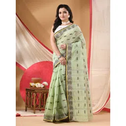 DESH BIDESH Ethnic Motifs Pure Cotton Saree-picture-24