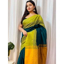 DESH BIDESH Pure Cotton Handloom Jamdani Saree-picture-25