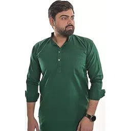 deshbandhu dbk Men's Woolen Solid Regular Fit Full Sleeve Short Kurta | Ethnic, Lightweight Kurta for Daily & Occasion Use-picture-53