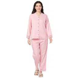 Desi Belle Pink Shirt With Pyjamas-picture-26