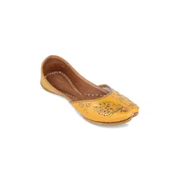 DESI COLOUR Embroidered Ethnic Leather Mojaris-picture-18