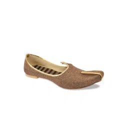 DESI COLOUR Men Brown Mojaris-picture-14