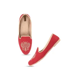 DESI COLOUR Men Printed Velvet Slip-On Sneakers-picture-25