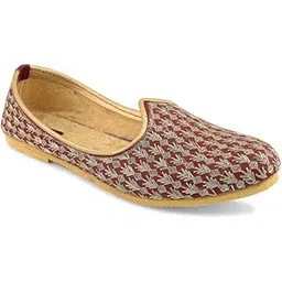 desi colour Men Wedding Mojari/Sherwani/Loafer Ethnic Footwear Punjabi Jutti- Designer Men's Wear Collection2-picture-52
