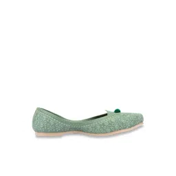 Desi Colour Women's Sage Green Ethnic Juttis-picture-13