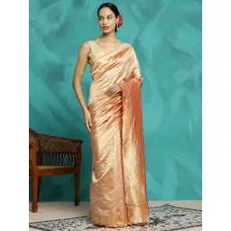 Desi Fusion Woven Design Zari Banarasi Saree-picture-14