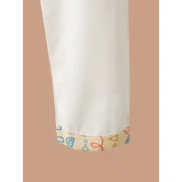 Desi Soota Boys Yellow Cotton Printed Kurta Set image 4