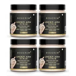Desicrew UnderArms Scrub Tan Removal Removes Dirt & Dark Spot Removal 400 Gm Scrub (400 g)-picture-34