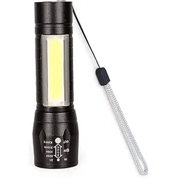 Desidiya High Quality LED Flashlight Torch with Mini LED COB Lights Portable Torch Light USB Rechargeable 3 Modes, Ultra-Light & Easy to Carry Design Large Reflector, for Everyday Use Emergency Light-picture-17