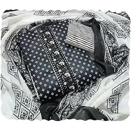 designer fashion house DFH Women Designer Printed Pure Cotton Unstitched Dress Material Salwar suit With Printed Cotton Dupatta (Free size) (Red)-picture-15