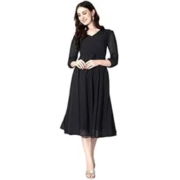 Designer Georgette Gown for Women winekoti_WESTBLACK_-picture-13