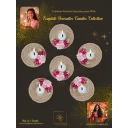 Designers Collection White & Beige 6 Pieces Diyas-picture-24