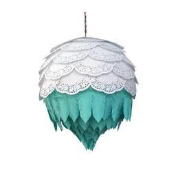 Designers Collection White Wood Ceiling Lamp-picture-37