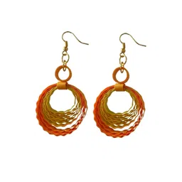 Designers Collection Women Orange Earrings-picture-14