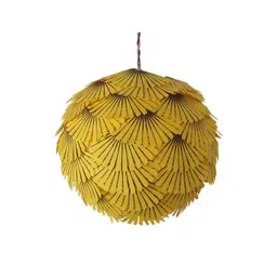 Designers Collection Yellow Wood Ceiling Lamp-picture-35
