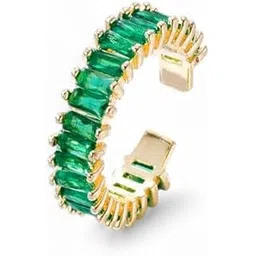 designs & you Gold Plated Stainless Steel Anti Tarnish Multicolor Adjustable Finger Ring For Women-picture-50