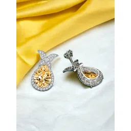 Designs & You Silver Plated Stud Earrings-picture-41