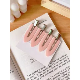 Designs By Jewels Galaxy Women Pink Set of 4 Alligator Hair Clips-picture-25
