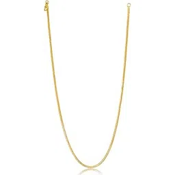 desire collection 22kt Golden Chain For Women Necklace Pendent Traditional Gold Plated Chain For Girls (Gold)-picture-43