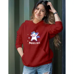 deslizar Women Full Sleeve Printed Hooded Sweatshirt-picture-10