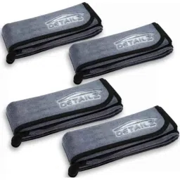 Detailz 40x40cm 600GSM Microfiber Grey Cleaning Cloth for Bike, Laptop &a; Car (Pack of 4)-picture-35