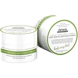 Detoxie Foot Repair Cream for Baby Soft Feet, Removes Dry Skin & Hard Calluses, Hydrates Dry Feet, Smoothens, Hydrates & Repairs Dry Cracked Heels, Results in 20 days of Daily Use, Clove Oil, Neem, Turmeric & Shea Butter, For Dry, Rough, Cracked Skin on Heels | 50 g-picture-50