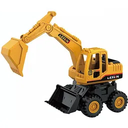deuson ecom Unbreakable JCB Excavator Bulldozer Construction Vehicle Toy For 2 Year Boy Girl-picture-10