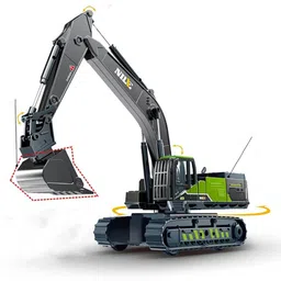 deuson ecom Unbreakable Long Crane Excavator JCB Rotate Construction Bulldozer Toy for Kid-picture-12