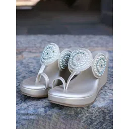 Devano Embellished Party Wedge Mules-picture-18