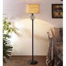 Devansh A493, Beige Jute Designer Wrought Iron Floor Lamp for Home Decor (Beige, Medium)-picture-15