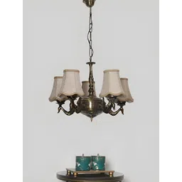 Devansh Beige & Black Quirky Ceiling Lamp-picture-14