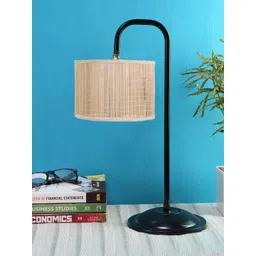 Devansh Beige Bamboo Shade Iron Table Lamp-picture-40