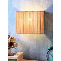 Devansh Beige Solid Bamboo Wall Light Lamp-picture-45