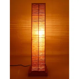 Devansh Beige& Brown Rectangle FloorLamps-image-19