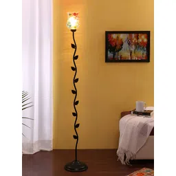 Devansh Black & Blue Leaf Floor Lamps-picture-23