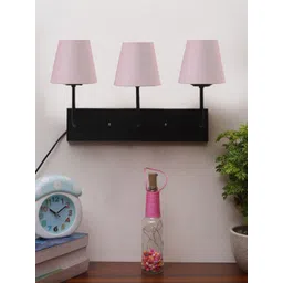 Devansh Black & Pink Cotton Cluster Wall Mounted Lamp-picture-23